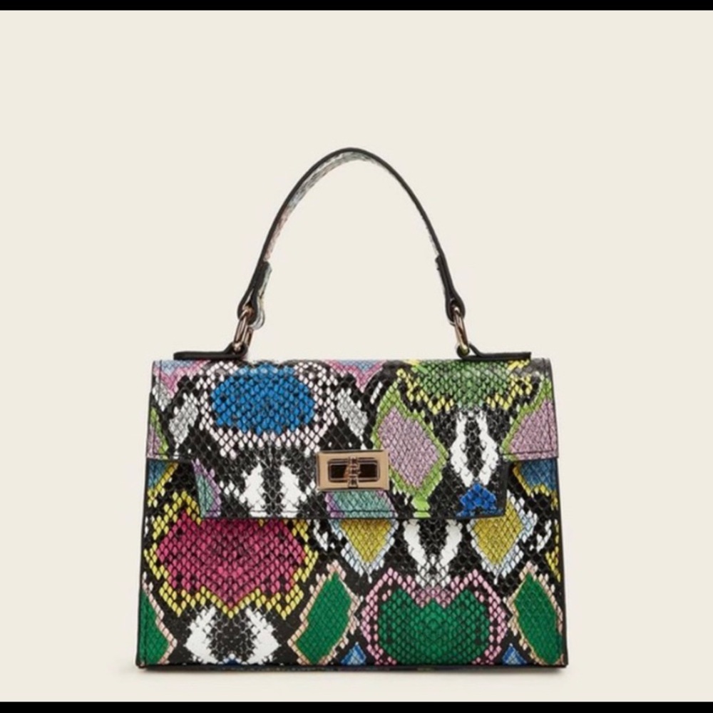 snake skin purse